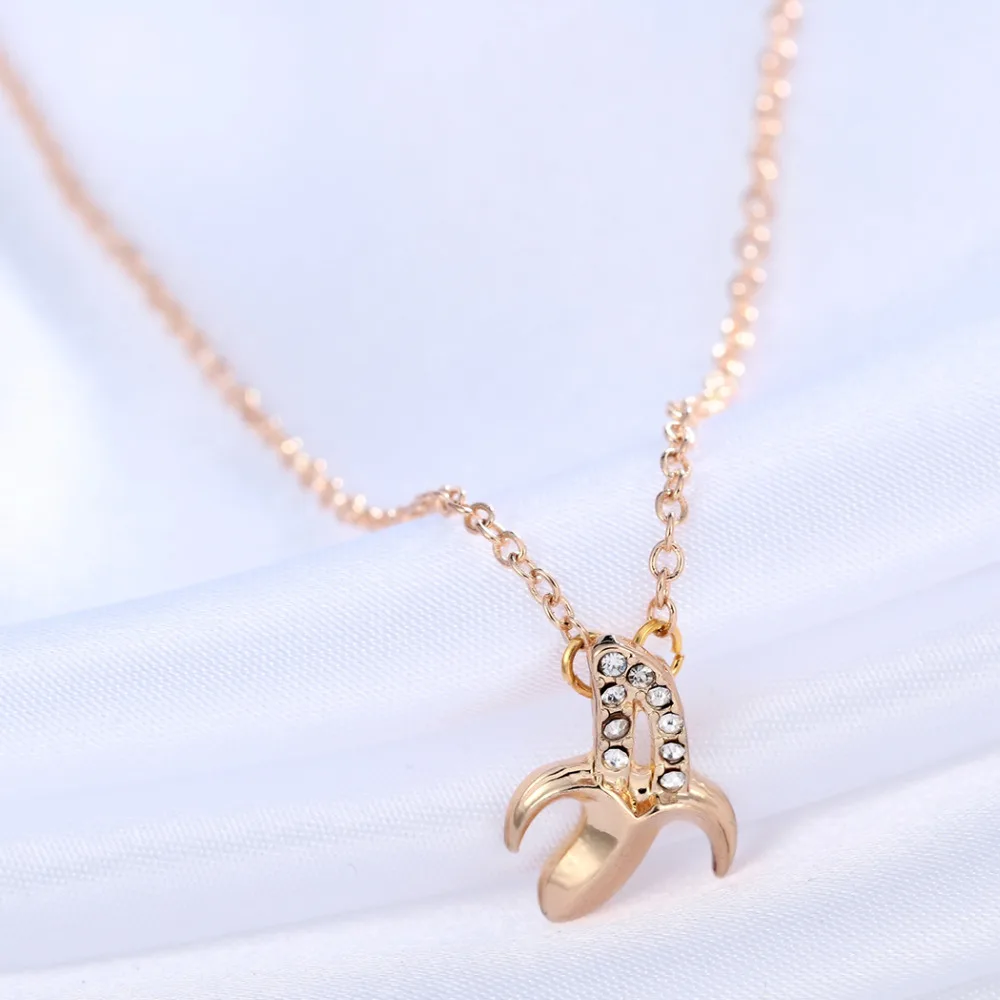 Kinitial 10 шт массивные свежие цвета Шейное ожерелье с подвесками банан стильный