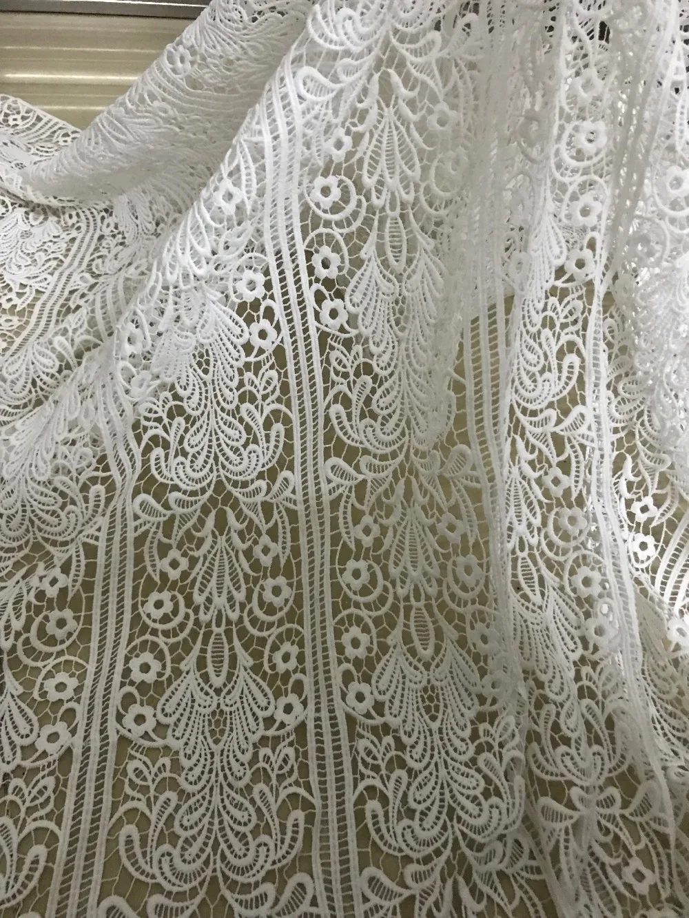 Лучшее качество вышитая искусственная африканская тюль кружевная ткань