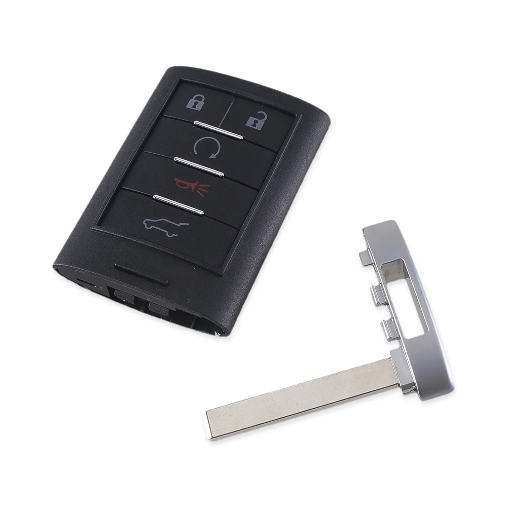 KEYYOU для Cadillac SRX 2010 2011 2012 2013 2014 БЕСКЛЮЧЕВОЙ вход Автомобильный ключ NBG009768T 5 кнопок