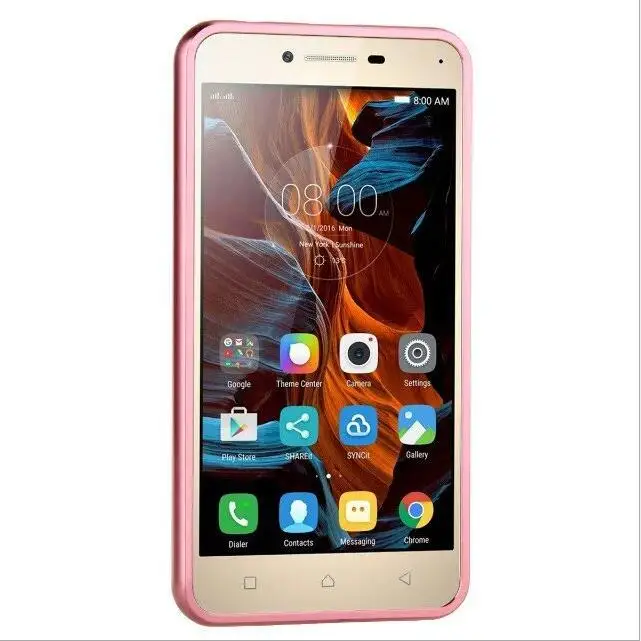 Для Fundas Lenovo Vibe k5 чехол K5 plus K5plus Зеркальный Алюминиевый корпус металлическая рамка