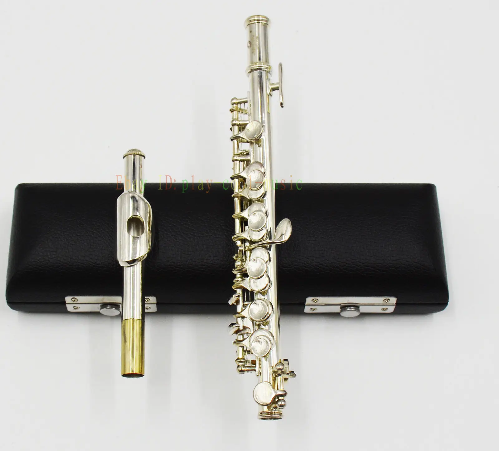 

Piccolo silver Plate C tone with leather case