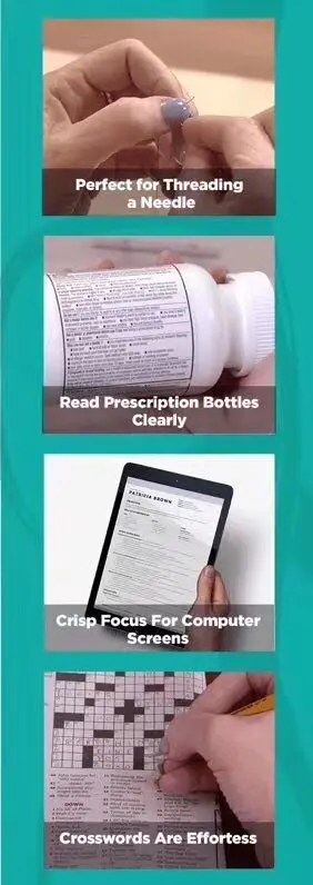 One power Reader, как видно по телевизору, очки помещают все в четкий фокус, автоматическая регулировка очков для чтения, Прямая поставка