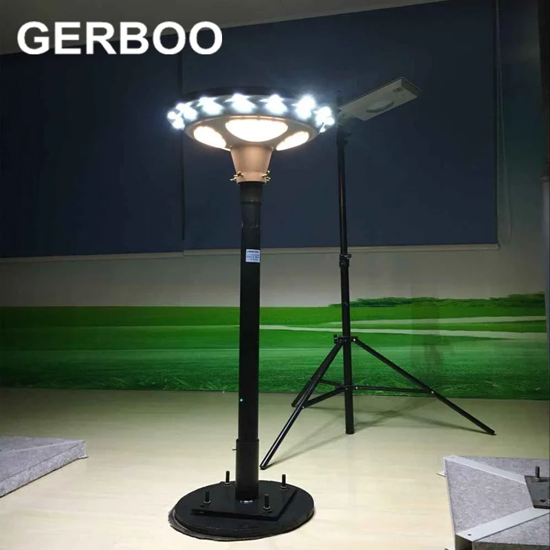 Все в одном уличный свет Солнечный открытый сад Безопасность Led солнечный