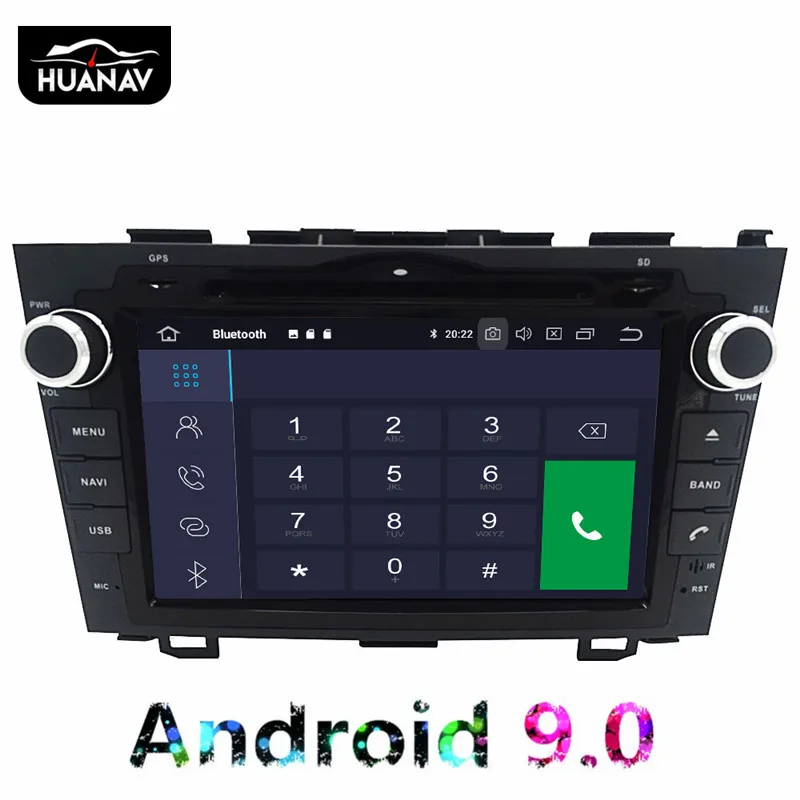 Android 9 0 автомобильный CD DVD плеер GPS навигация для Honda CRV CR-V 2006-2011 головное устройство
