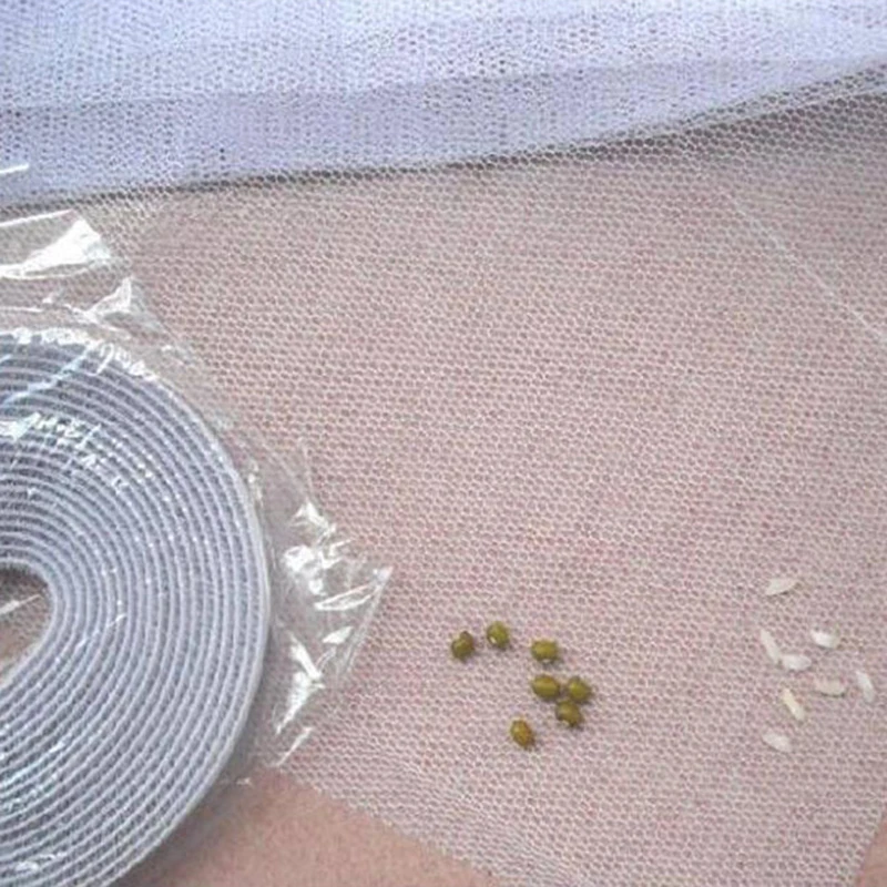 Прозрачная невидимая белая сетка для окон Летняя Сетка самоклеящаяся сделай сам