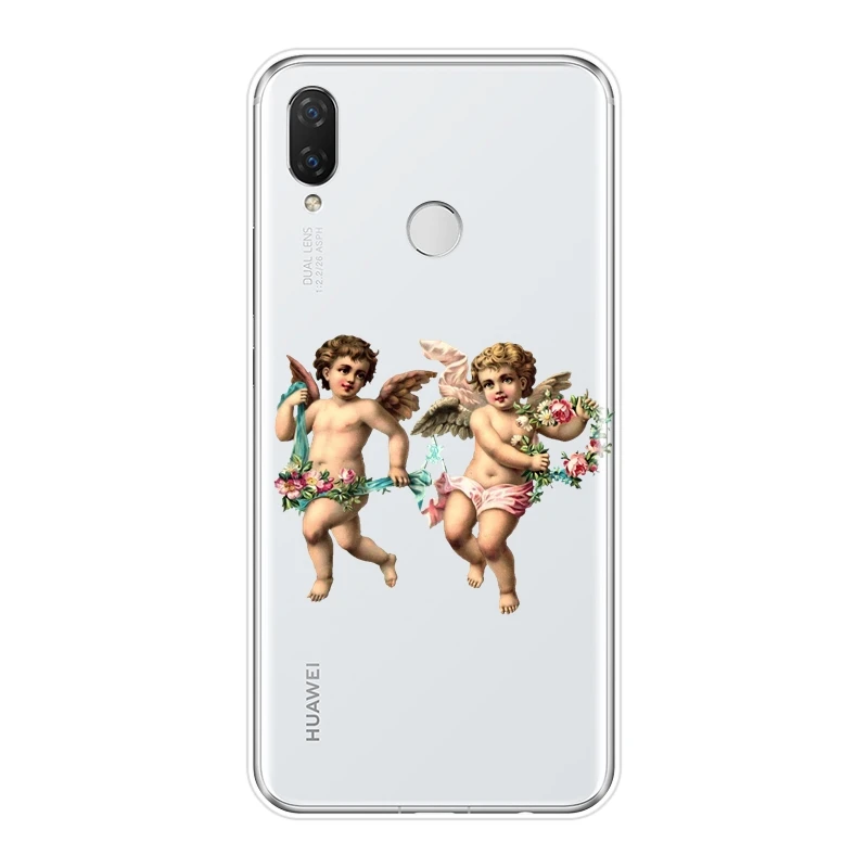 Чехол для телефона с изображением мальчика девочки ангела малыша Huawei Nova 2i 3 3I 3E 2
