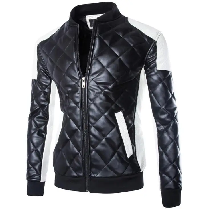 Для мужчин кожаные куртки для мужчин, ручная работа, кожа, Jaquetas Masculinas Inverno Couro куртка Для мужчин Jaquetas De Couro Для мужчин зимняя куртка кожаная куртка - Цвет: Черный