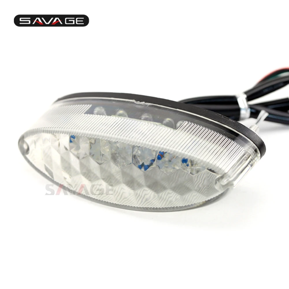 Универсальный задний фонарь для мотоцикла светодиодный стоп сигнал подсветка