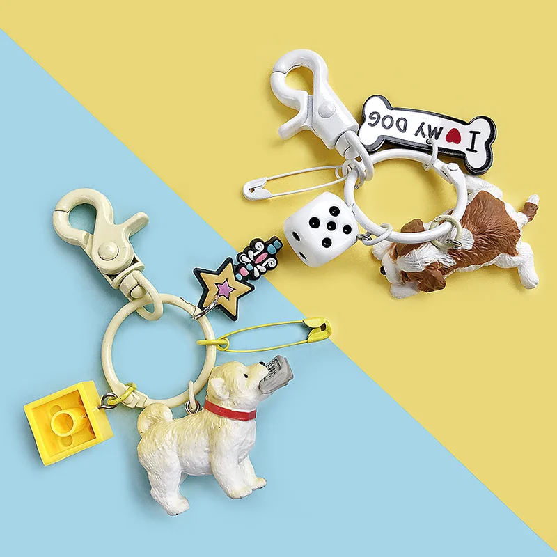 2019 Новый вельш корги PET Dogs брелок для ключей самостоятельное творчество Подвески