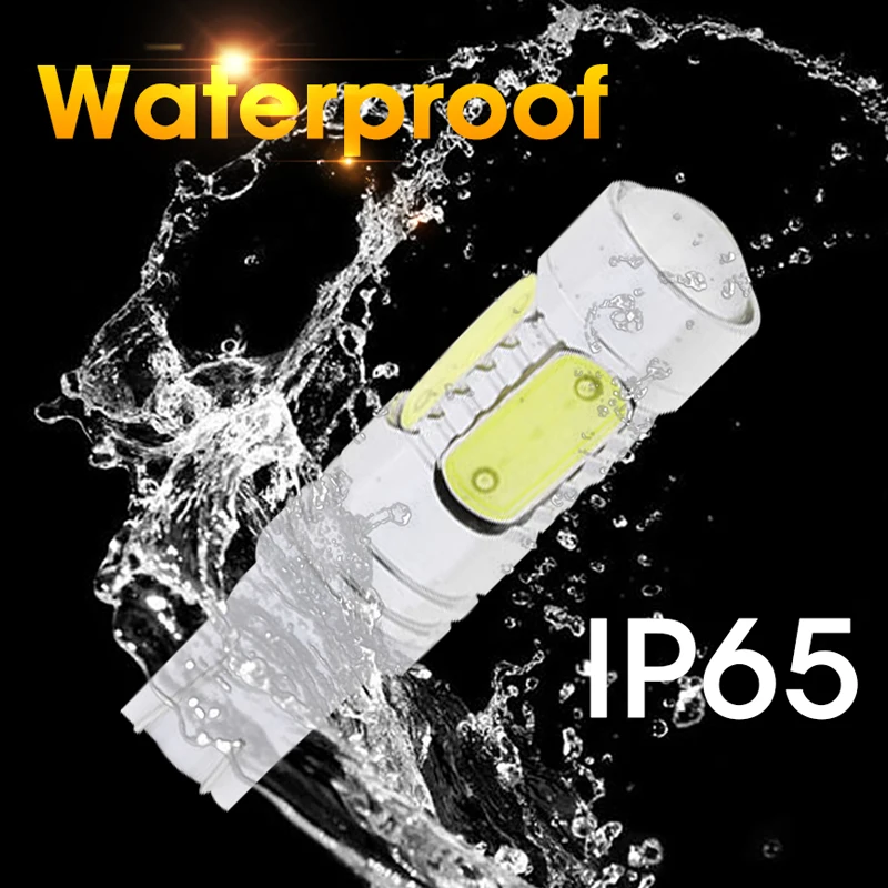 Hlxg 1 шт. T10 Led w5w Лампы для чтения автомобильный светильник источник Поворотная сигнальная лампа габаритный фонарь 12V 7,5 W COB Чип-диод лампочка светодиодное освещение Автомобильная противотуманная фара