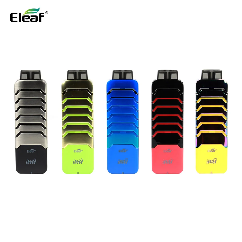 Оригинальный комплект Eleaf iWu pod system 15 Вт max и 2 мл емкость с аккумулятором 700 мАч Pod Vape