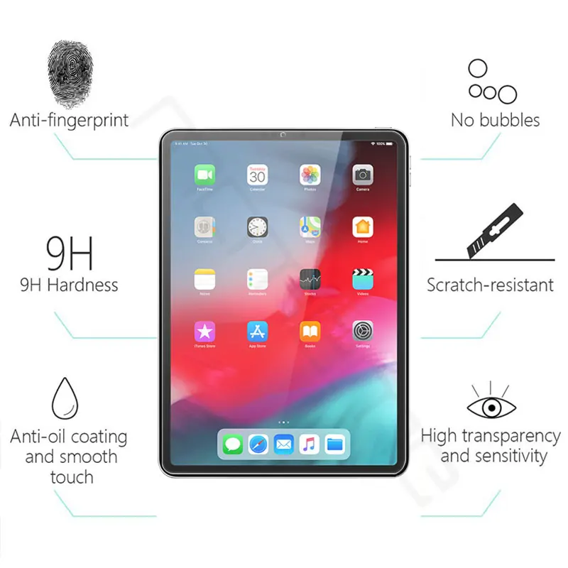Закаленное стекло для Apple iPad Pro 11 дюймов 2018 протектор экрана планшета 9H закаленная