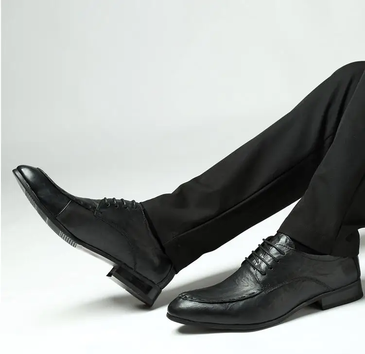 Плюс: 35-48 49 50 высокое качество мужской shoesComfortable zapatos hombre Для мужчин красавец владеет обувь платье/Свадебные мужская деловая обувь