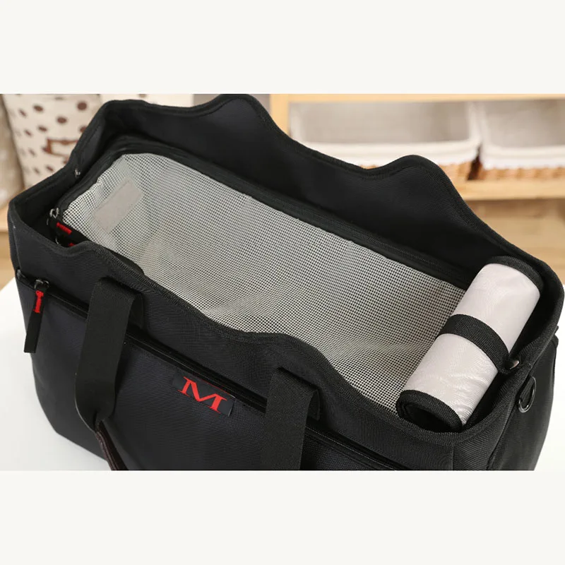 [Moccapet] Black Pet Carrier Dog Bag Designer Bags for Puppy Transport Carriers Cats | Дом и сад