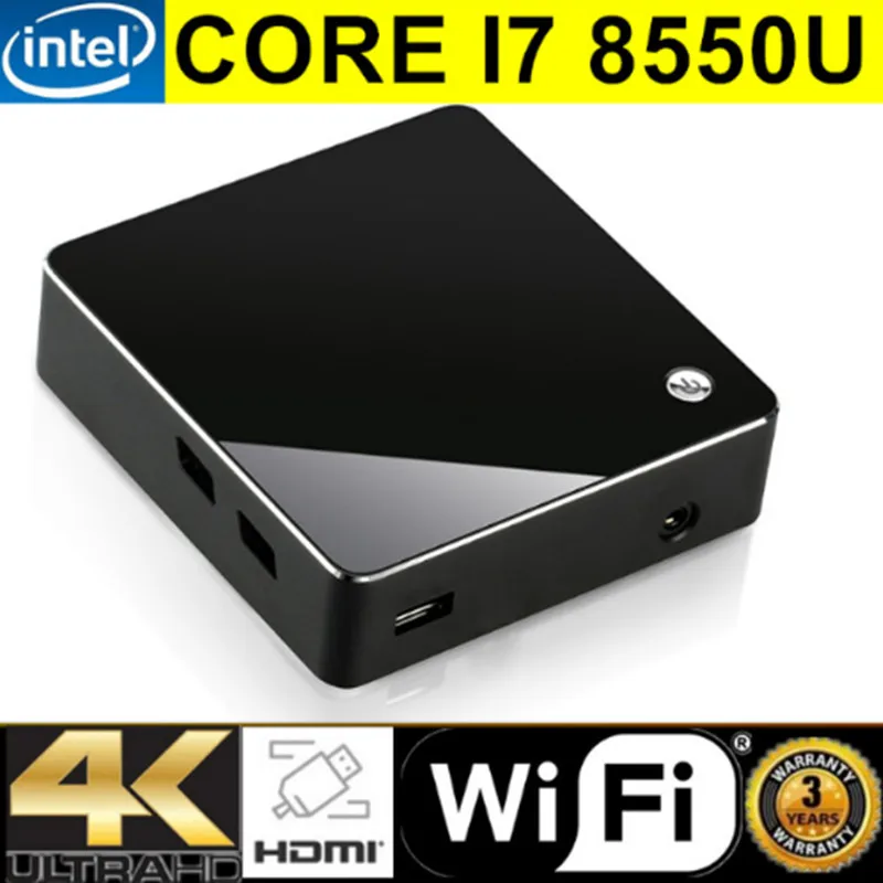 2018 Eglobal Kaby Lake R 8th Мини ПК Win10 Core i5 8250U Barebone DDR4 4 ГБ 8 16 32 RAM 5G AC Wifi 4K HTPC UHD Graphic620|Мини ПК| |