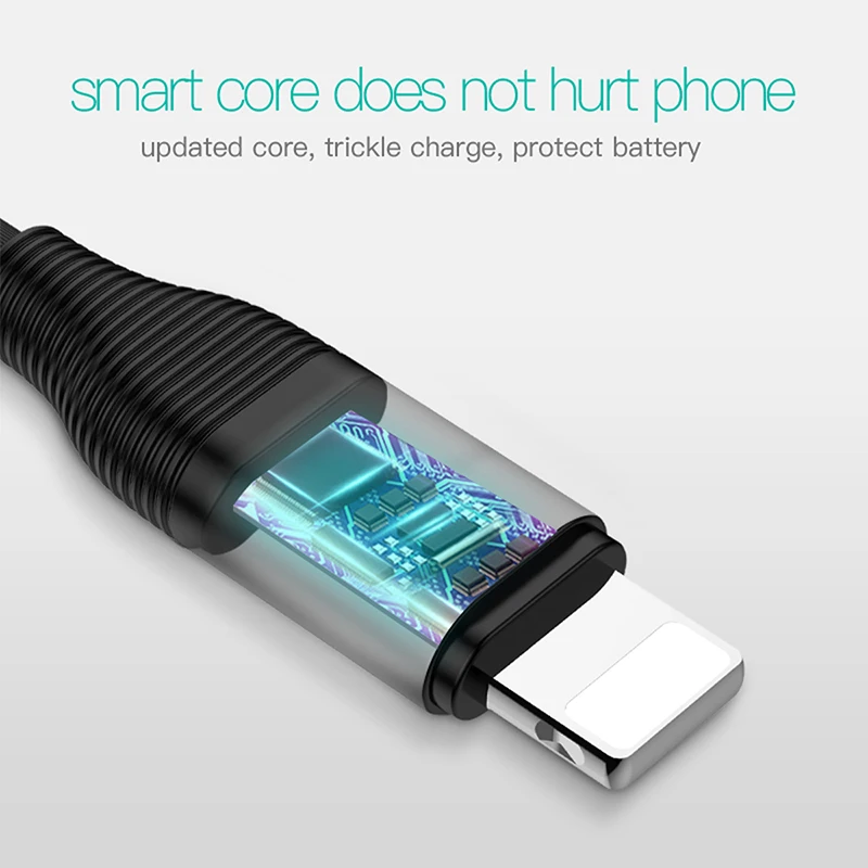TOTU USB кабель для iPhone Xs Max Xr X 8 7 6 6s Plus 5 5S SE iPad быстрой зарядки мобильного телефона