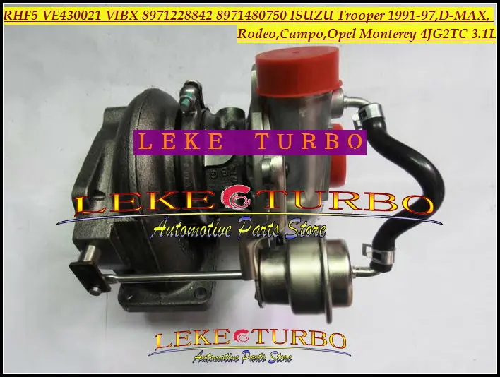 Турбокомпрессор Turbo RHF5 VE430021 VIBX 8971228842 8971480750 для ISUZU Trooper D MAX Campo OPEL Monterey 4JG2 4JG2TC