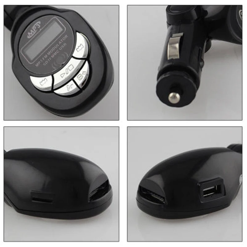 Модулятор FM USB SD карта Прикуриватель Авто аксессуары с пультом дистанционного