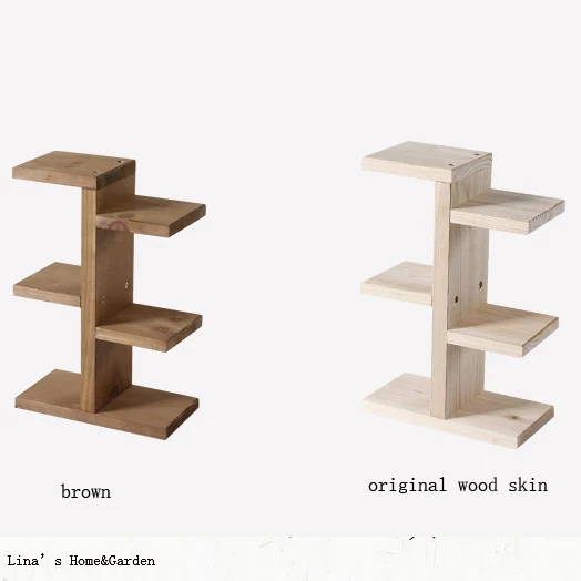 Настольная трехуровневая мини полка из массива дерева|wooden shelf|shelf standshelf wood |