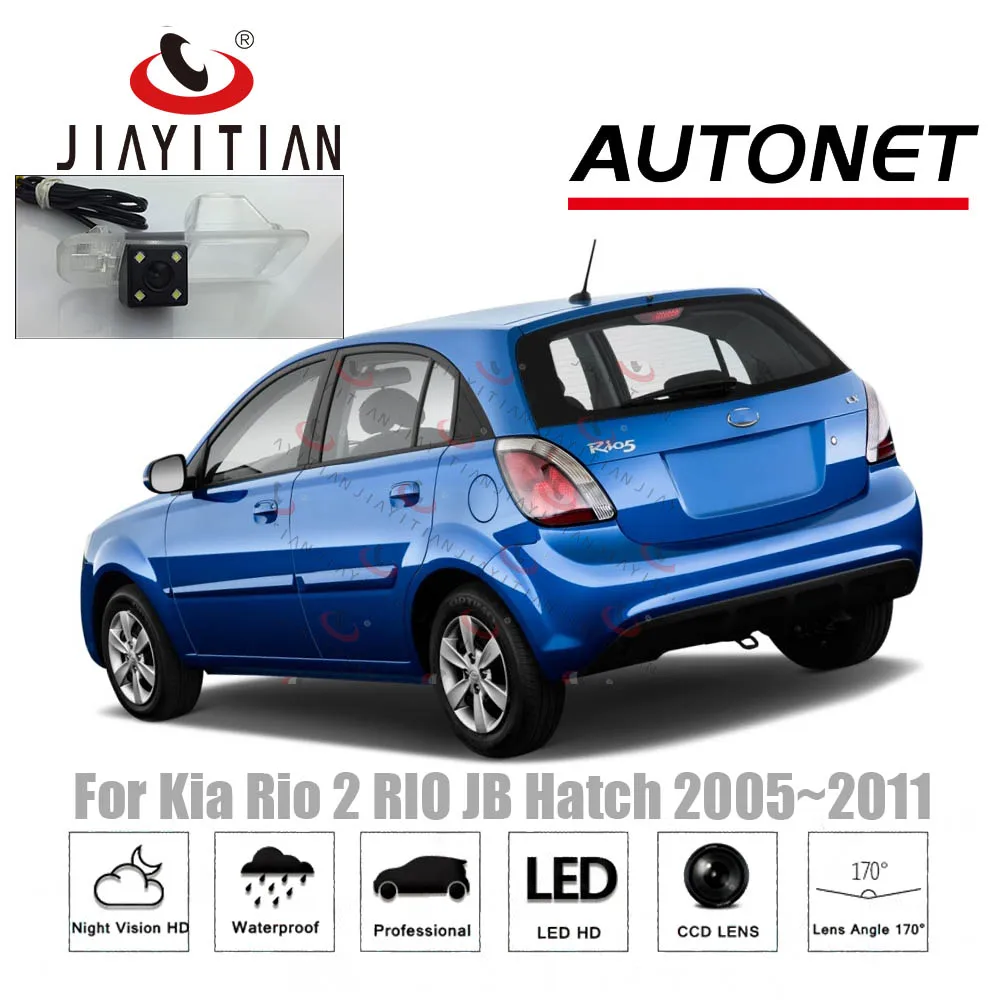 

JiaYiTian rear view camera For Kia Rio 2 Rio JB hatchback 2005~2011 CCD Night Vision Backup Camera Reverse Camera license plate