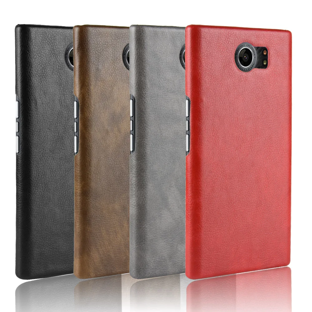 for Blackberry Priv Litchi Skin Retro Leather Case Luxury Cover Shockproof Hard Shell On BB Phone Cases Fundas Bag |