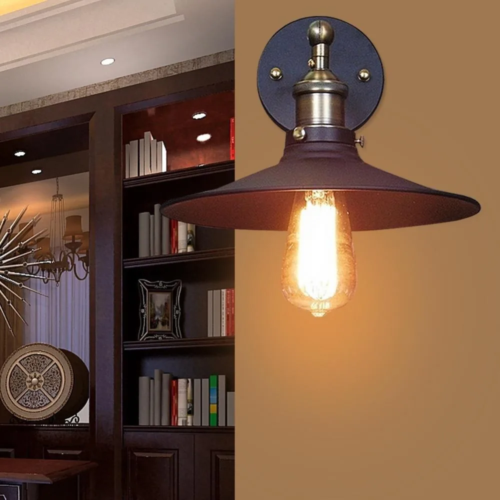 1 шт. настенный светильник в стиле ретро | Лампы и освещение