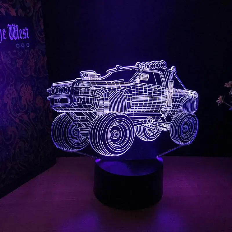 Подсветка для внедорожника 3 d подарки поделки акриловые ночные светильники на