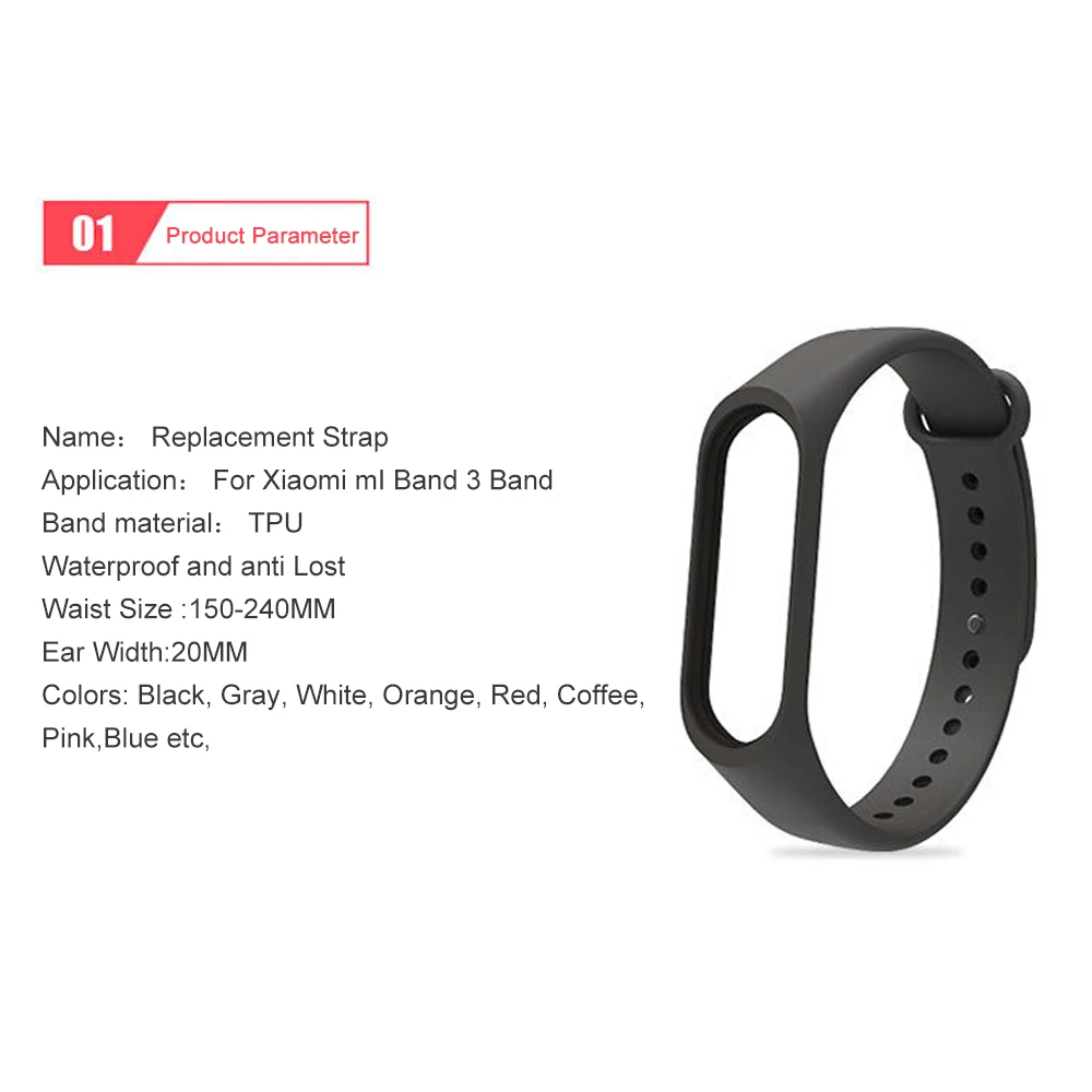 Для Xiaomi mi ремешок 4 ремешок силиконовый водонепроницаемый браслет для mi Band 3 сменные аксессуары для Xiao mi band 4 браслет