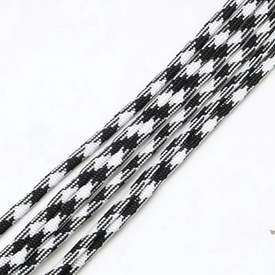 Black 4 MM Rock шнуры для альпинизма, футболка из полиэстера и полипропилена Paracords для самостоятельного изготовления ювелирных изделий Выводы; около 100 м/расслоение; 420~ 500 г/пучок - Цвет: Black