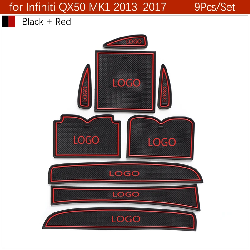 Нескользящий Резиновый коврик для кружки с прорезями Infiniti Q50 QX30 QX50 QX56 QX80 JX35 QX60
