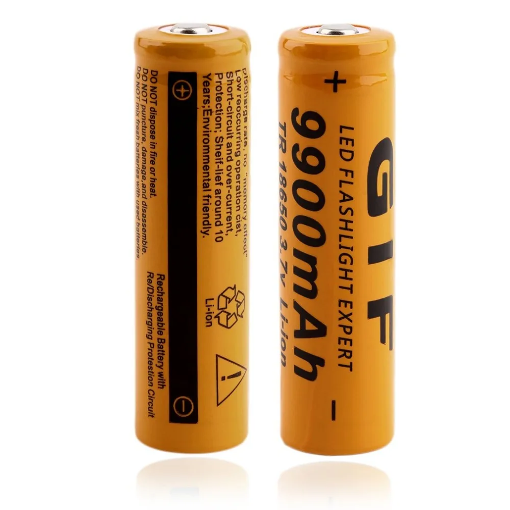 1 шт. 18650 батареи TR 3 7 V 9900mAh литий-ионная аккумуляторная батарея для Светодиодный