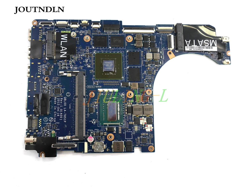 JOUTNDLN для Dell XPS 15 L521X Материнская плата ноутбука W/i7 3632QM 640 M/2 GB GPU DDR3 TRPPH 0TRPPH CN