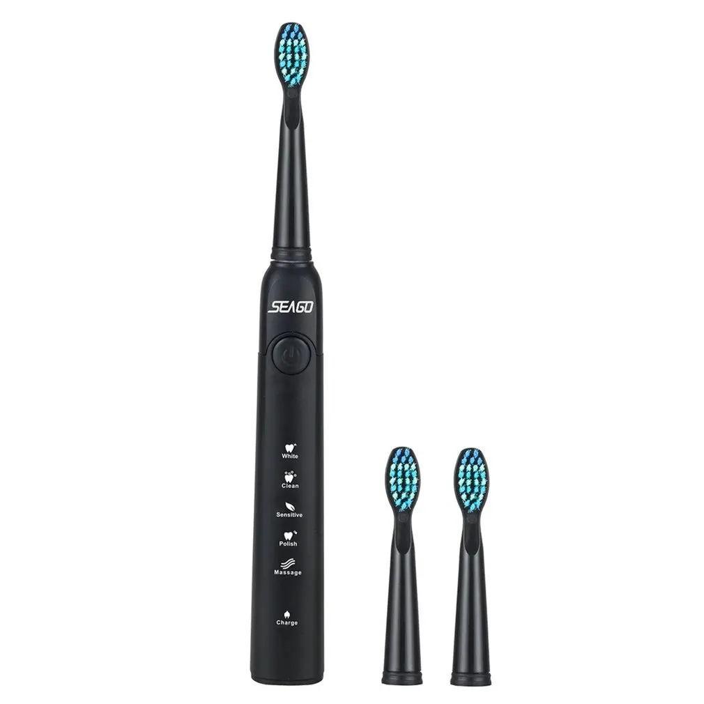 Seago SG-949 Electric Toothbrush USB Rechargeable Smart Timer Sonic with 5 Optional Modes Dental Care Massager | Бытовая техника