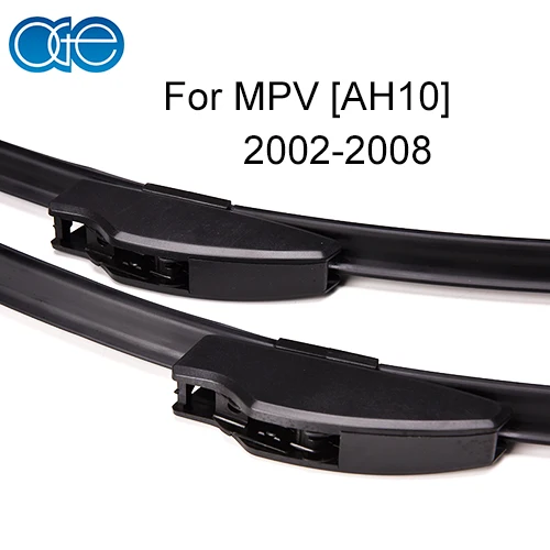 MPV AH10 2002-2008 НГЕ щетки стеклоочистителя для Toyota Alphard 2010 2011 2012 2013 высококачественные резиновые автомобильные аксессуары - Цвет: MPV AH10 2002-2008