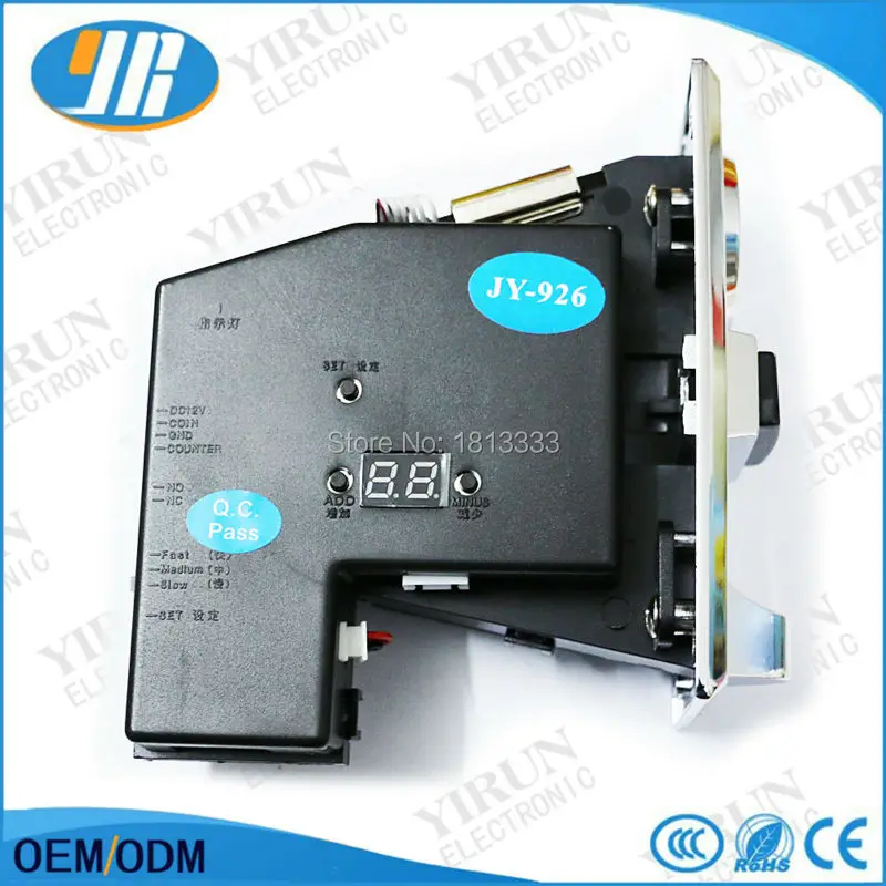 Прочная панель из цинкового сплава селектор монет приемника допускается 6 типов