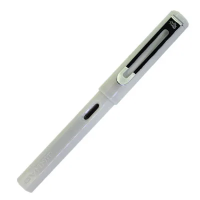 Белый Jinhao599A чернильная авторучка ярких цветов с чернильным картриджем подарочный набор для студентов каллиграфия пластиковые ручки для письма - Цвет: Белый