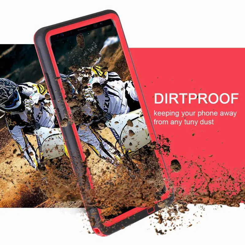 Waterproof Case For Samsung Galaxy Note 8 Luxury Original 360 Full Protection Matte Cover Shockproof |