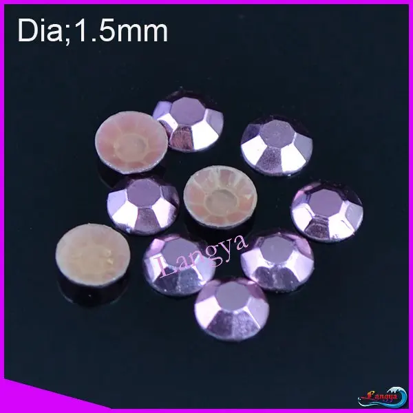 Ly10232 Исправление восьмиугольник Rhinestuds 1.5 мм 1000 брутто / больше цветов на выбор MOQ : 1
