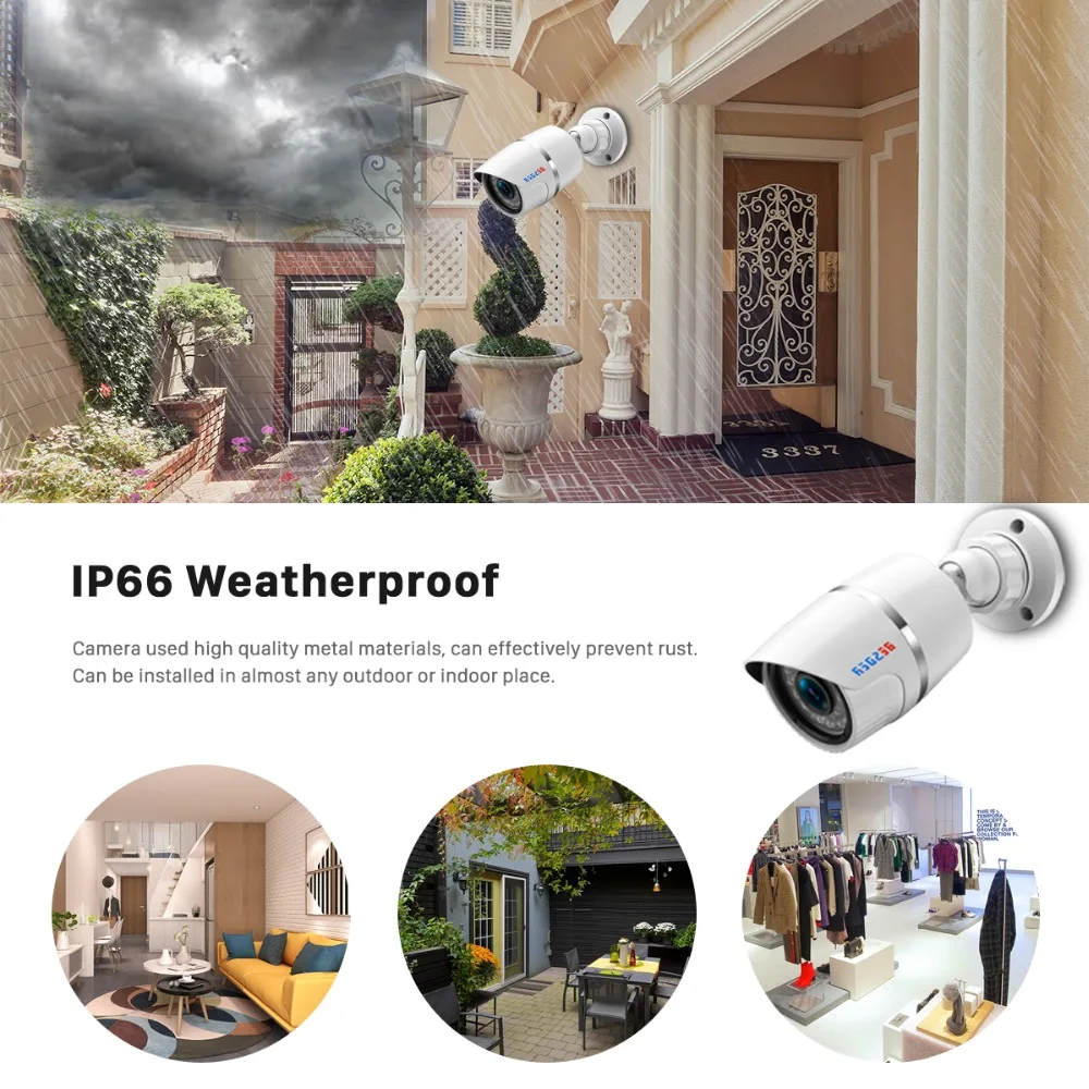 Besder H.265 IP камера 2MP 5MP SONY IMX335 наружная безопасности 1080P металлическая пуля CCTV ONVIF