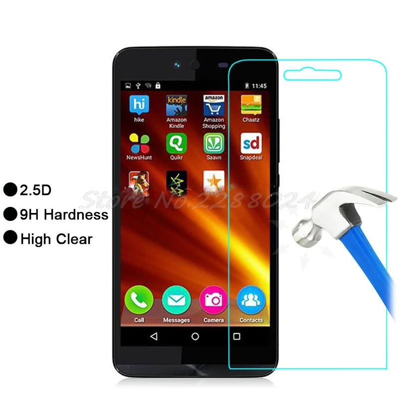 Ультратонкое закаленное стекло для Micromax Bolt Q338/ Canvas Magnus 2 Q338|tempered glass screen protector|glass