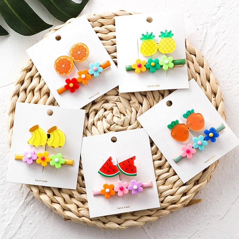 2 шт./лот модные женские аксессуары для волос заколки карамельных цветов с