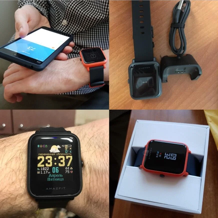 Оригинальные часы Xiaomi AMAZFIT Bip Youth Edition Смарт gps Bluetooth 4 0 монитор сердечного ритма