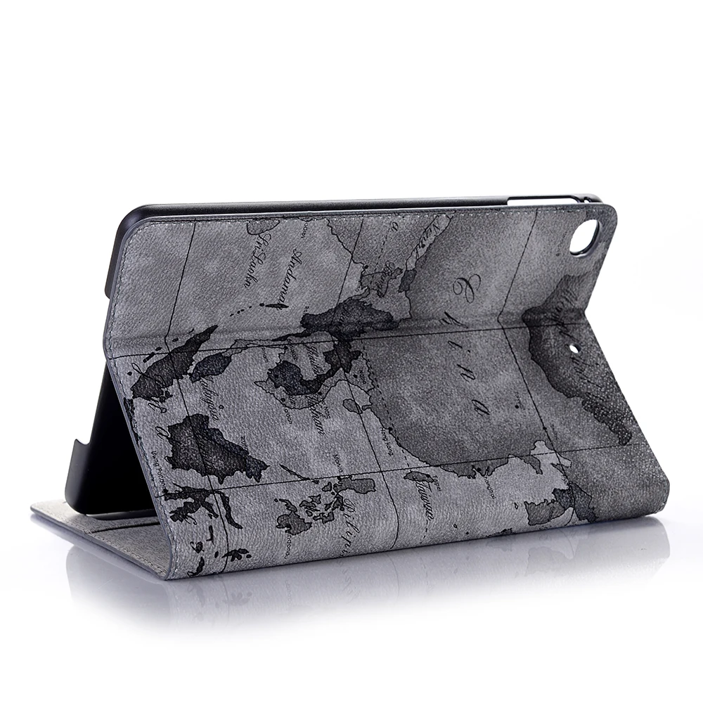 Для Ipad Mini 4 5 чехол карта мира Дизайн PU кожаный с подставкой для планшета функцией