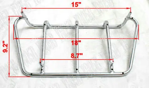 Motorcycle Luggage Rack Carrier For Yamaha VStar 400 650 1100 1300 Virago Xv 250 535 750 Road Star Custom Chopper | Автомобили и