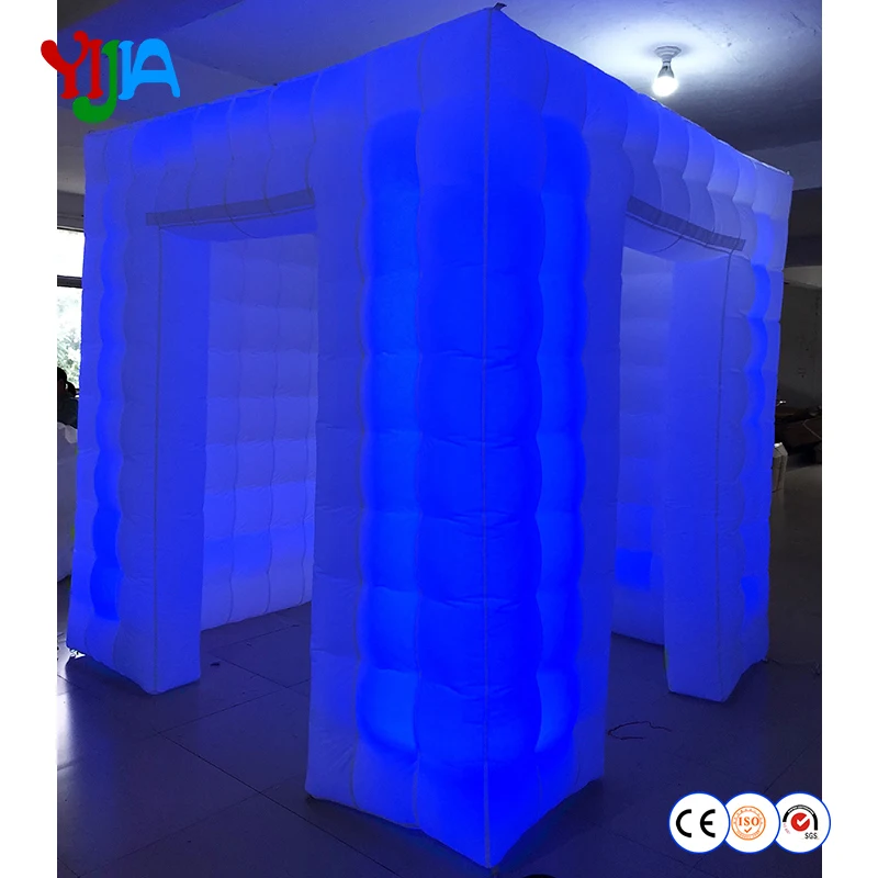 Свадебная вечеринка использование яркий сияющий LED 8 2 футов надувной фотостенд