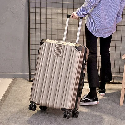 only luggage Женский чехол для путешествий 2" 24" дюймов, сумка для багажа с косметическим чехлом, чехол на колесиках - Цвет: only luggage