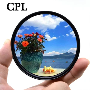 Поляризационный фильтр KnightX CPL для Canon Nikon 60d d80 200d 500d, аксессуары d3300 2000d 49 мм 52 мм 55 мм 58 мм 62 мм 67 мм 72 мм 77 мм