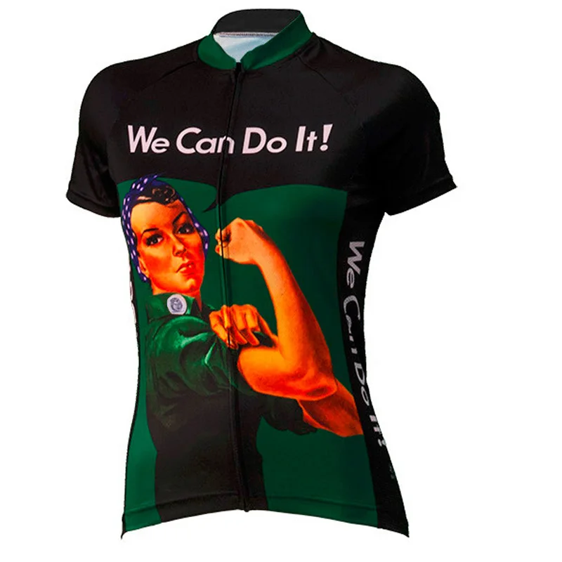 Горячие Для женщин Майки спортивные мы можем сделать это команда дорога