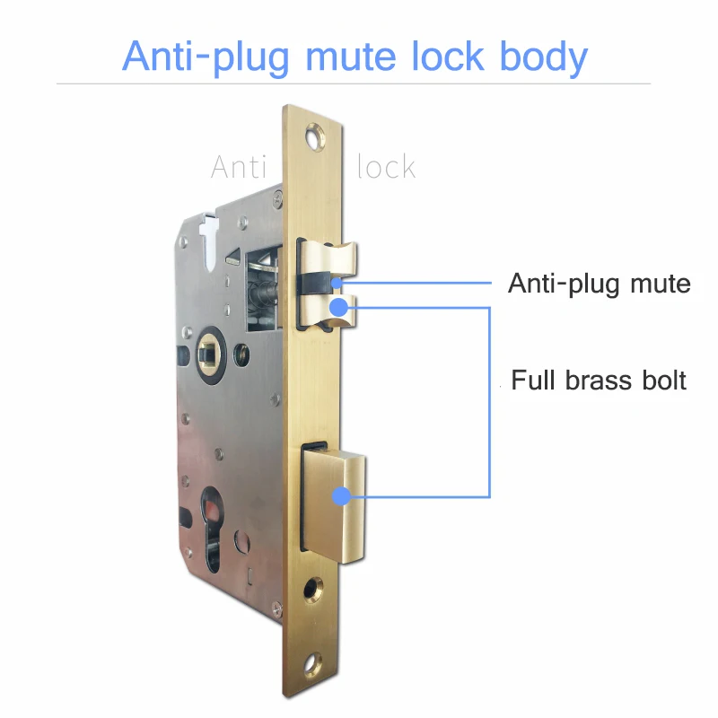 1 комплект модернизированные Твердые Латунные наборы дверных ручек для дверей