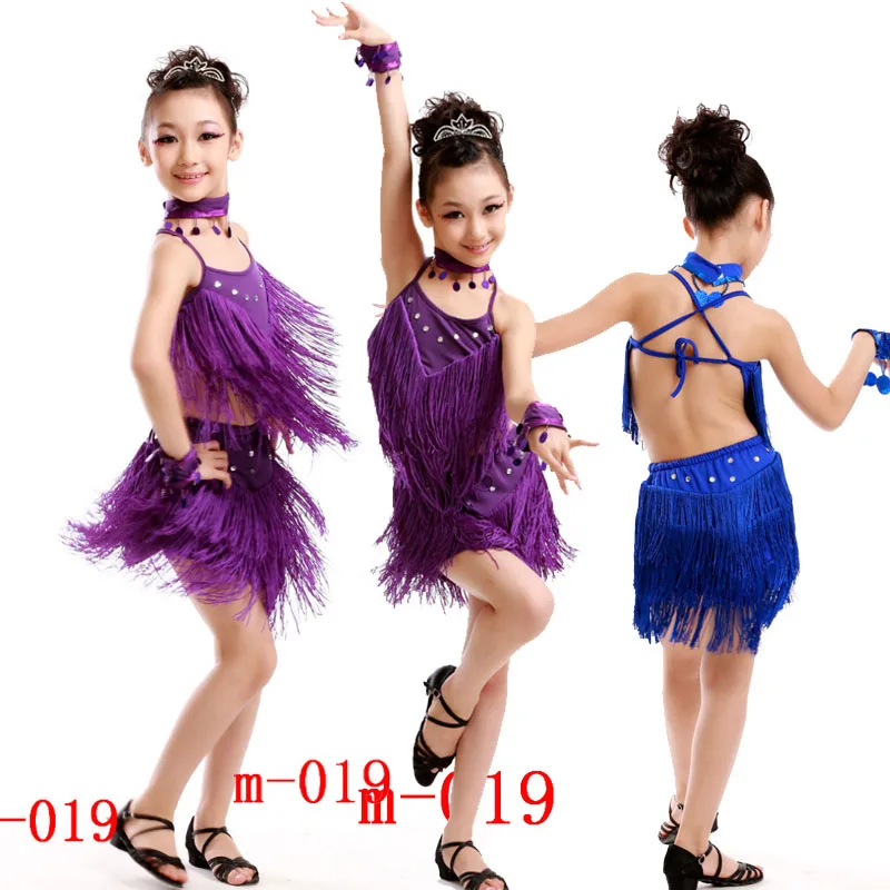 Детское платье для латиноамериканских танцев с блестками|latin dance dress|latin dress girldance |